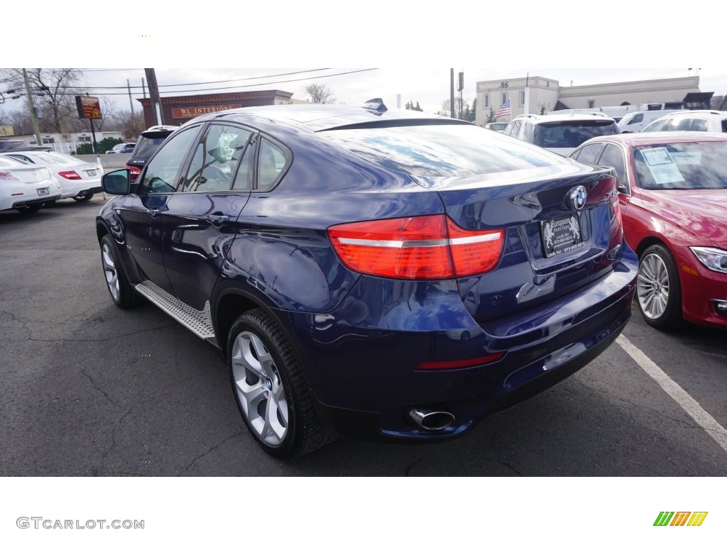 2011 X6 xDrive35i - Deep Sea Blue Metallic / Saddle Brown photo #3