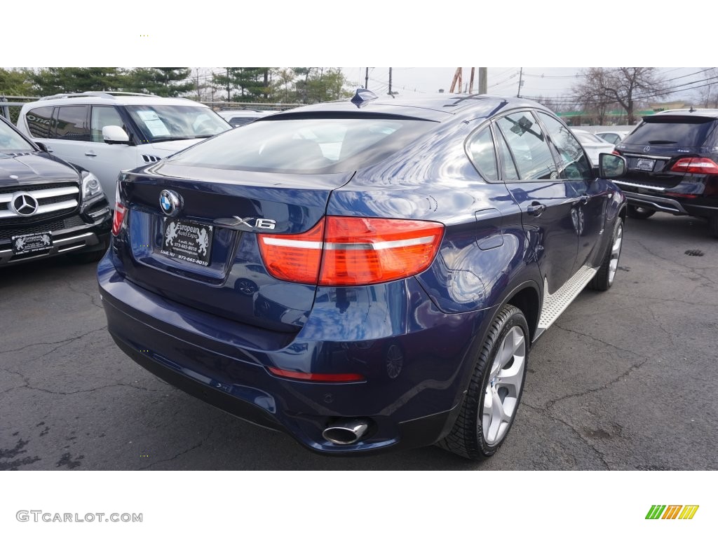 2011 X6 xDrive35i - Deep Sea Blue Metallic / Saddle Brown photo #4