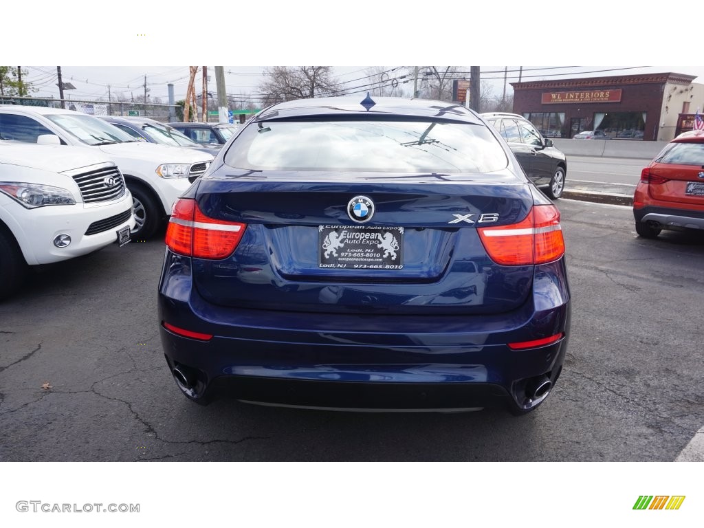 2011 X6 xDrive35i - Deep Sea Blue Metallic / Saddle Brown photo #7