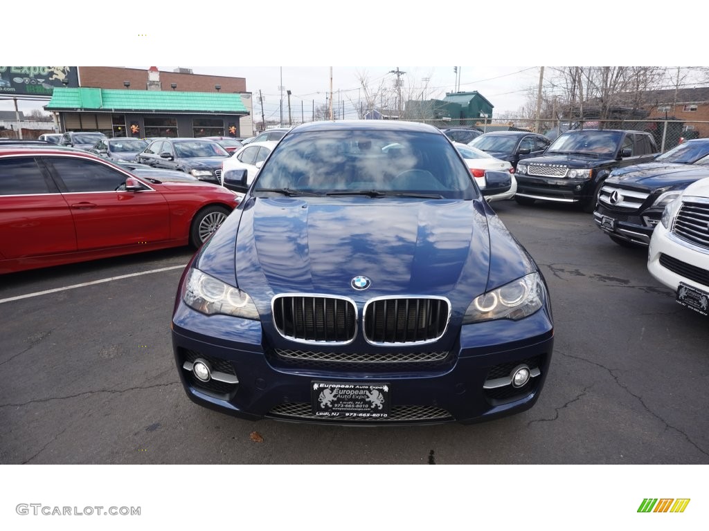 2011 X6 xDrive35i - Deep Sea Blue Metallic / Saddle Brown photo #8
