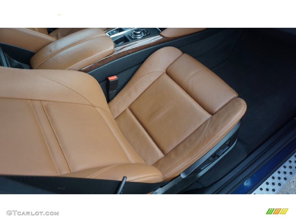 2011 X6 xDrive35i - Deep Sea Blue Metallic / Saddle Brown photo #11