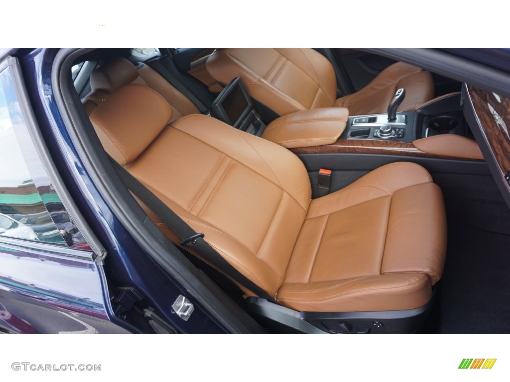 2011 X6 xDrive35i - Deep Sea Blue Metallic / Saddle Brown photo #12