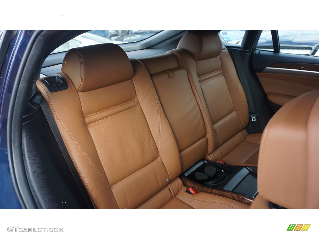 2011 X6 xDrive35i - Deep Sea Blue Metallic / Saddle Brown photo #14
