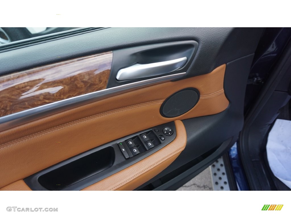 2011 X6 xDrive35i - Deep Sea Blue Metallic / Saddle Brown photo #19
