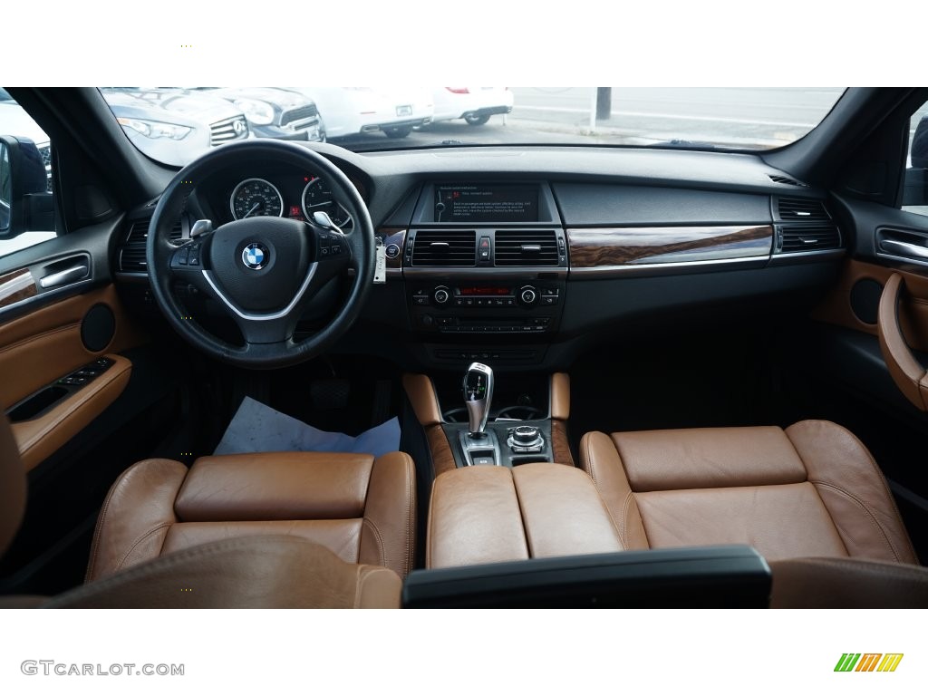 2011 X6 xDrive35i - Deep Sea Blue Metallic / Saddle Brown photo #23