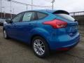 2016 Blue Candy Ford Focus SE Hatch  photo #6