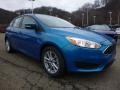 2016 Blue Candy Ford Focus SE Hatch  photo #10