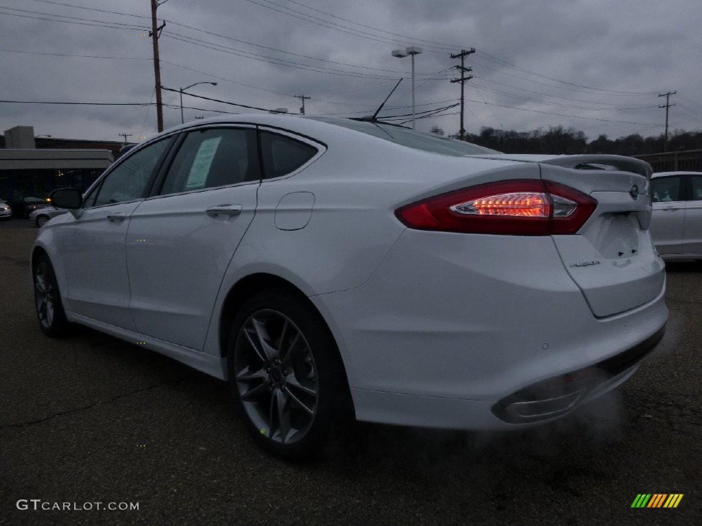 2016 Fusion Titanium AWD - White Platinum Tri-Coat Metallic / Charcoal Black photo #4