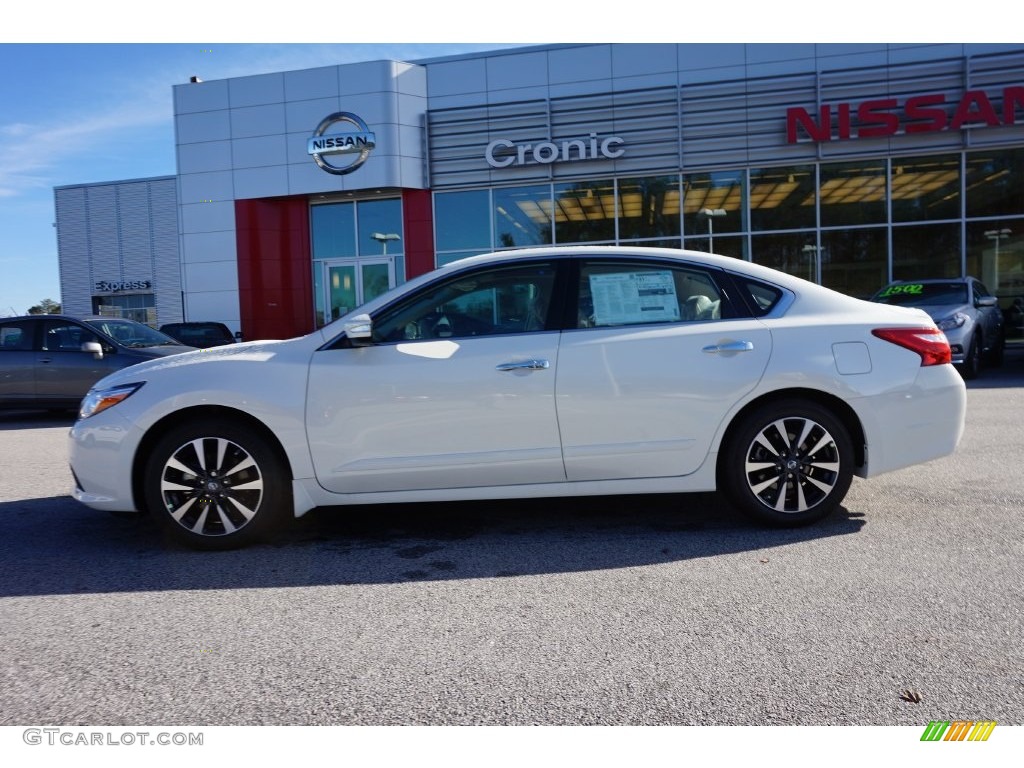 2016 Altima 2.5 SL - Pearl White / Beige photo #2