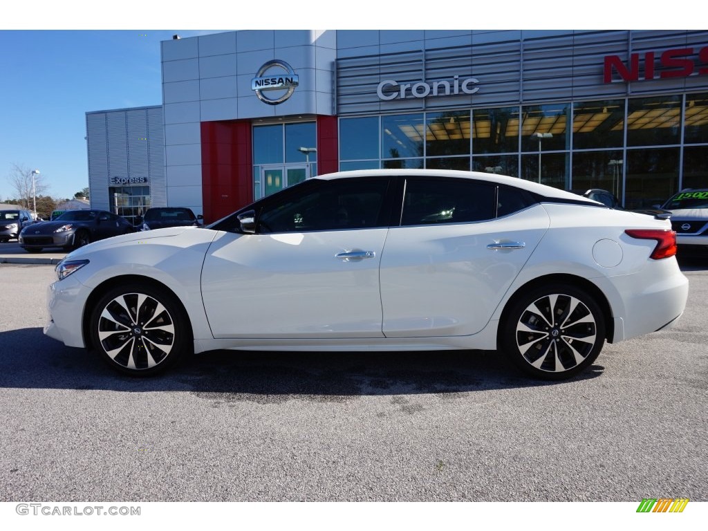 2016 Maxima SR - Pearl White / Charcoal photo #2