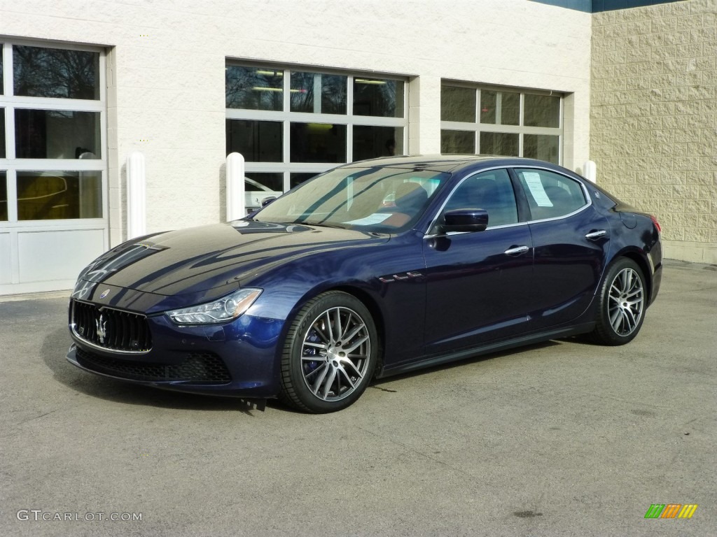 2014 Ghibli S Q4 - Blu Passione (Blue) / Cuoio photo #5