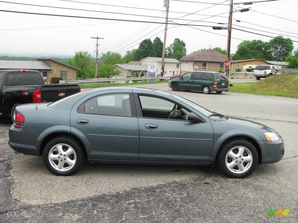 2006 Stratus SXT Sedan - Magnesium Pearlcoat / Dark Slate Grey photo #7