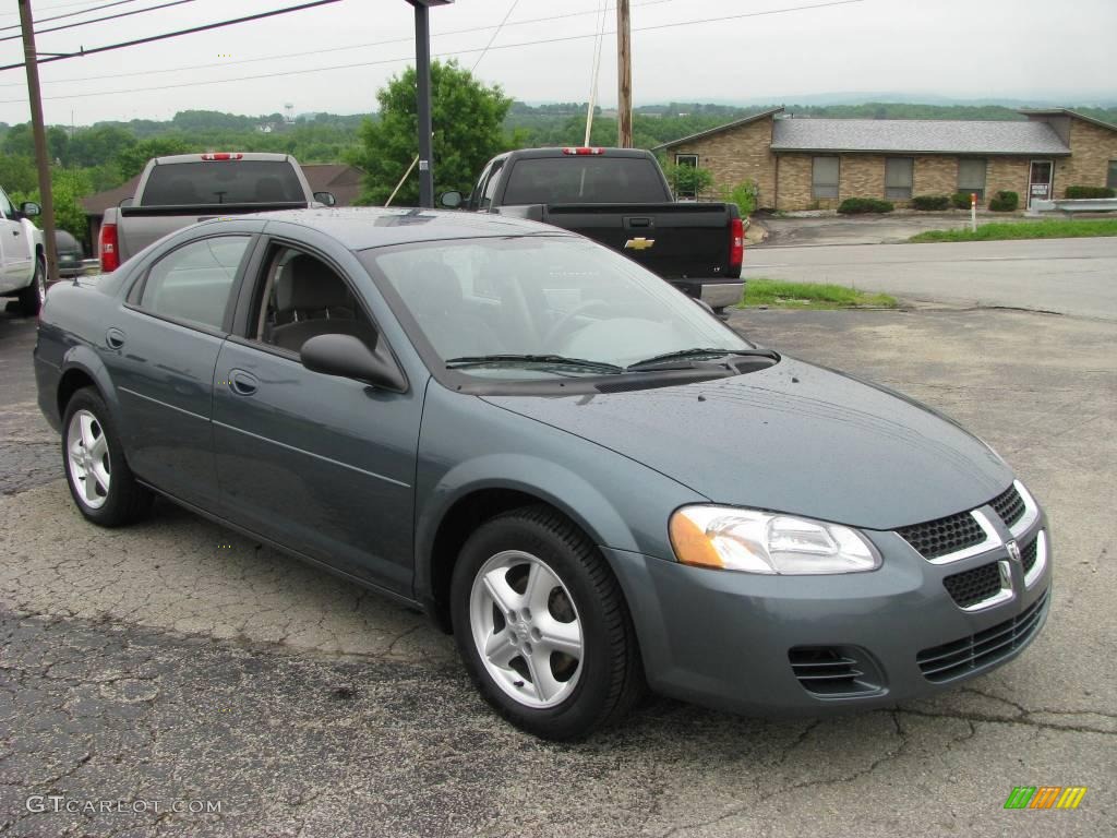 2006 Stratus SXT Sedan - Magnesium Pearlcoat / Dark Slate Grey photo #8