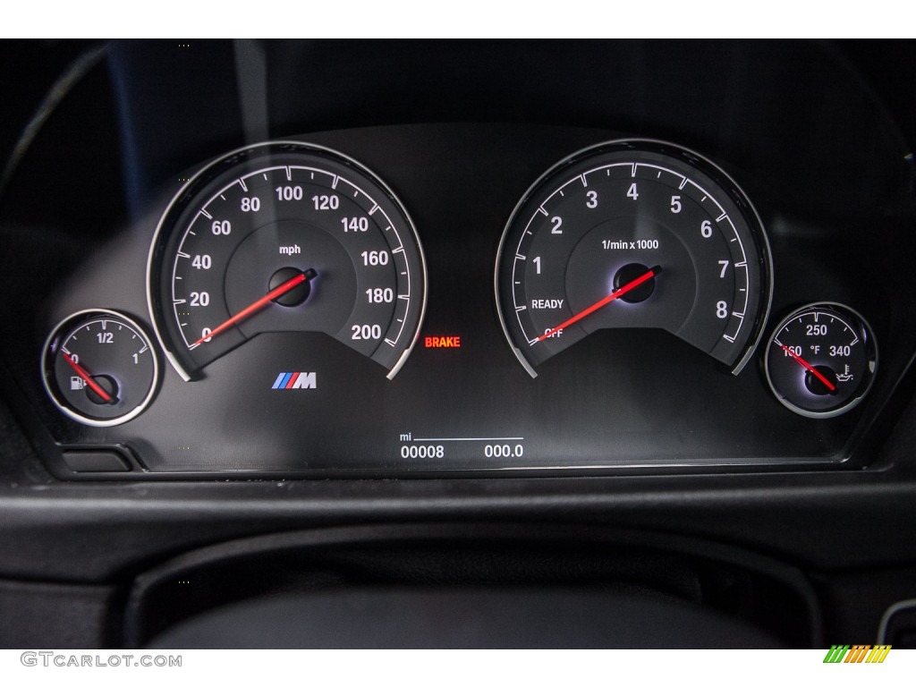 2016 BMW M3 Sedan Gauges Photo #109543201