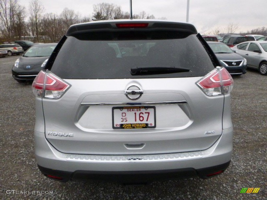 2016 Rogue S AWD - Brilliant Silver / Charcoal photo #8