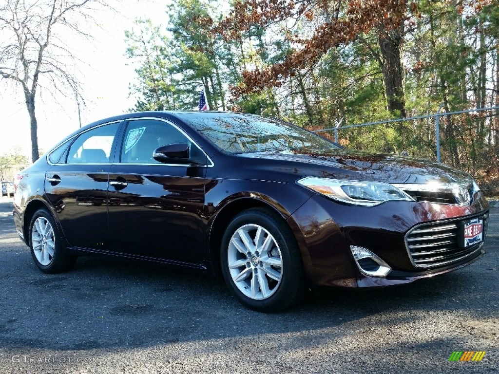 2013 Avalon XLE - Sizzling Crimson Mica / Almond photo #1