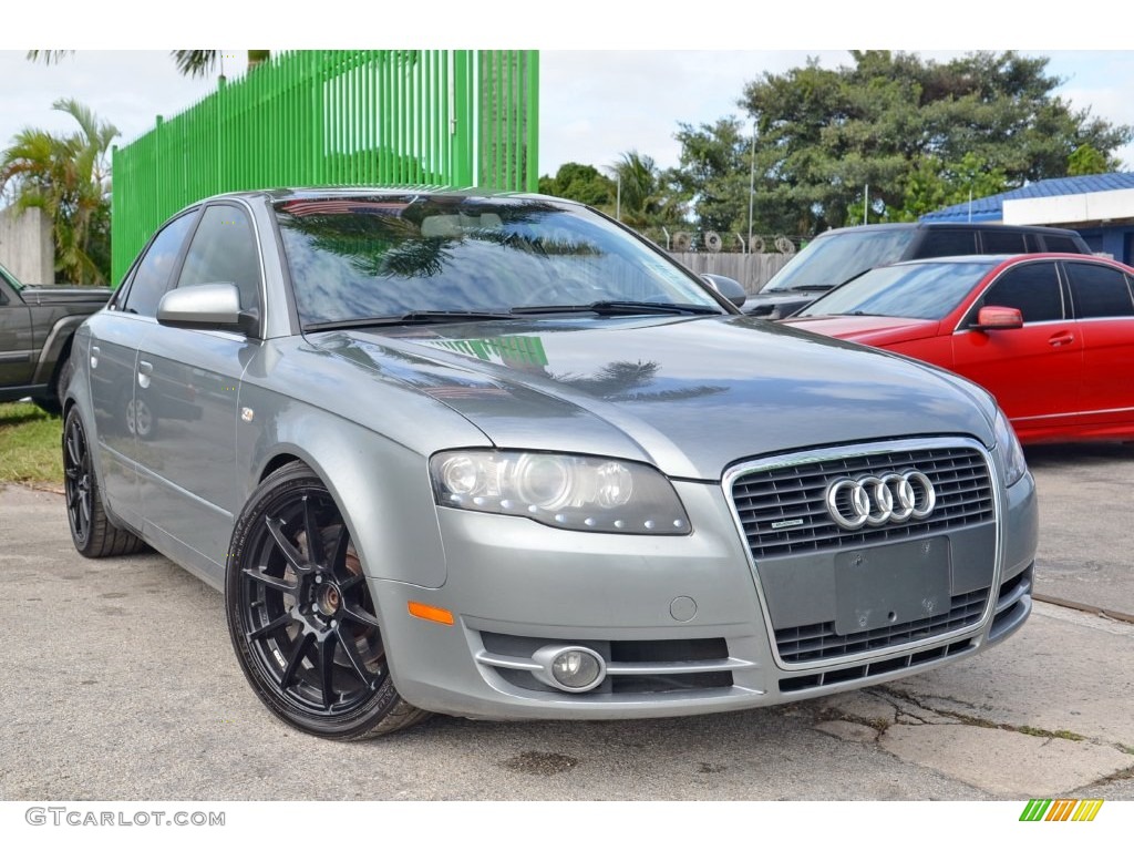 2007 A4 2.0T quattro Sedan - Quartz Gray Metallic / Ebony photo #1