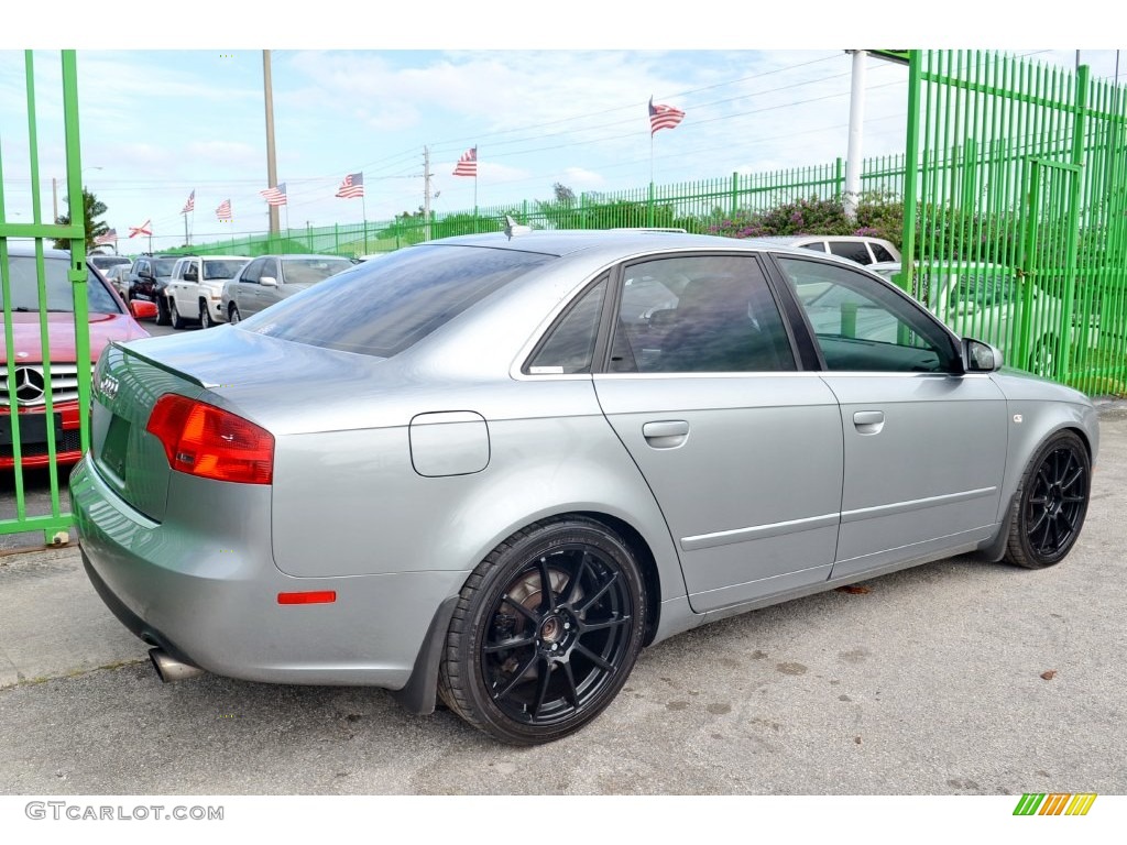 2007 A4 2.0T quattro Sedan - Quartz Gray Metallic / Ebony photo #7