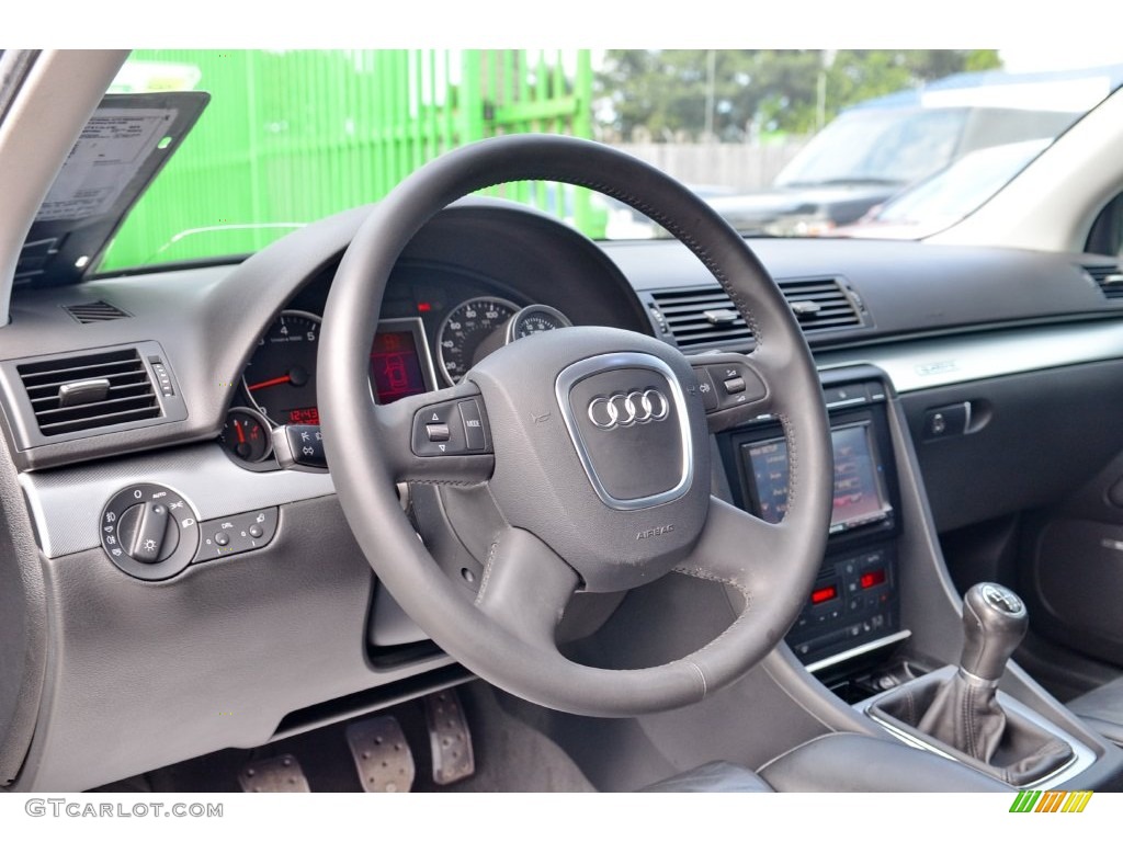 2007 A4 2.0T quattro Sedan - Quartz Gray Metallic / Ebony photo #33