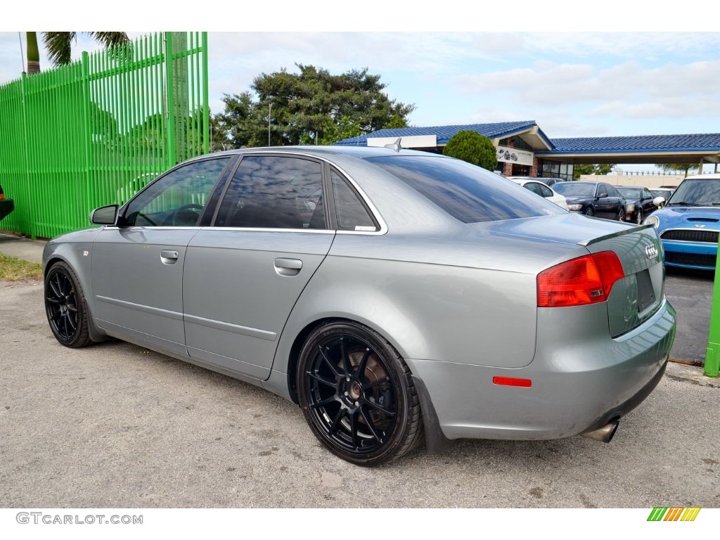 2007 A4 2.0T quattro Sedan - Quartz Gray Metallic / Ebony photo #41