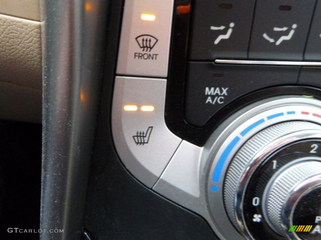 2012 Elantra Limited - Black Noir Pearl / Beige photo #20