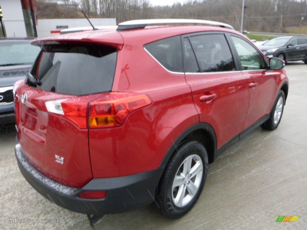2013 RAV4 XLE AWD - Barcelona Red Metallic / Black photo #8