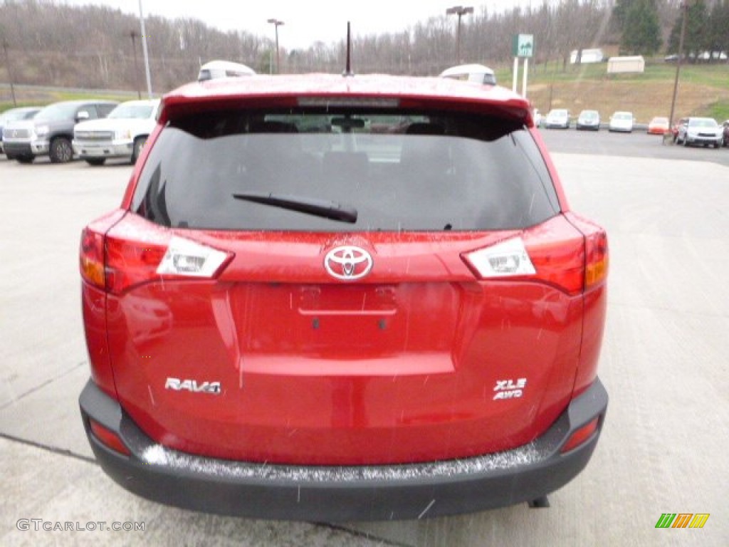 2013 RAV4 XLE AWD - Barcelona Red Metallic / Black photo #9