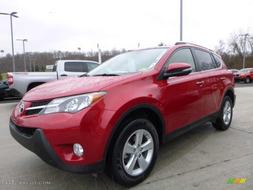 2013 RAV4 XLE AWD - Barcelona Red Metallic / Black photo #11