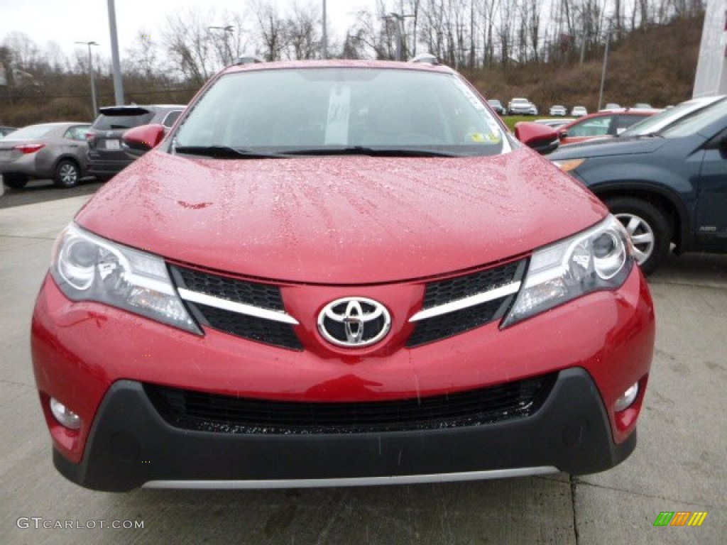 2013 RAV4 XLE AWD - Barcelona Red Metallic / Black photo #12