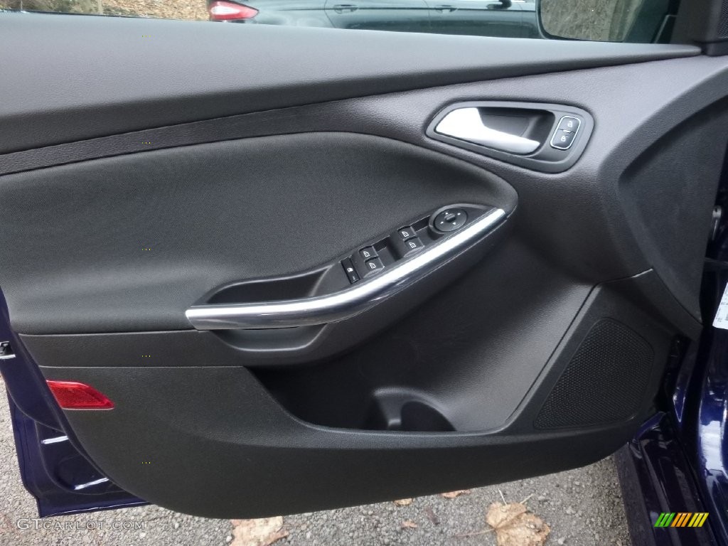 2016 Focus ST - Kona Blue / Charcoal Black/Smoke Storm Partial Recaro Leather photo #13
