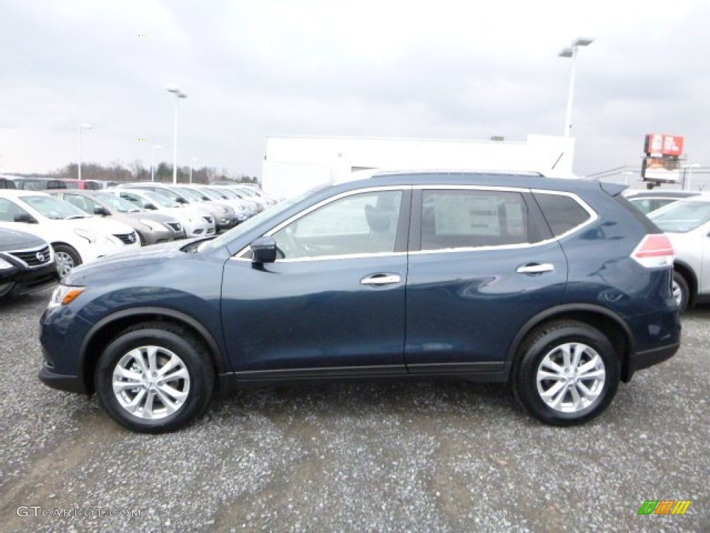 Arctic Blue Metallic 2016 Nissan Rogue SV AWD Exterior Photo #109552300
