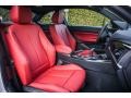 Coral Red 2016 BMW 2 Series 228i Coupe Interior Color