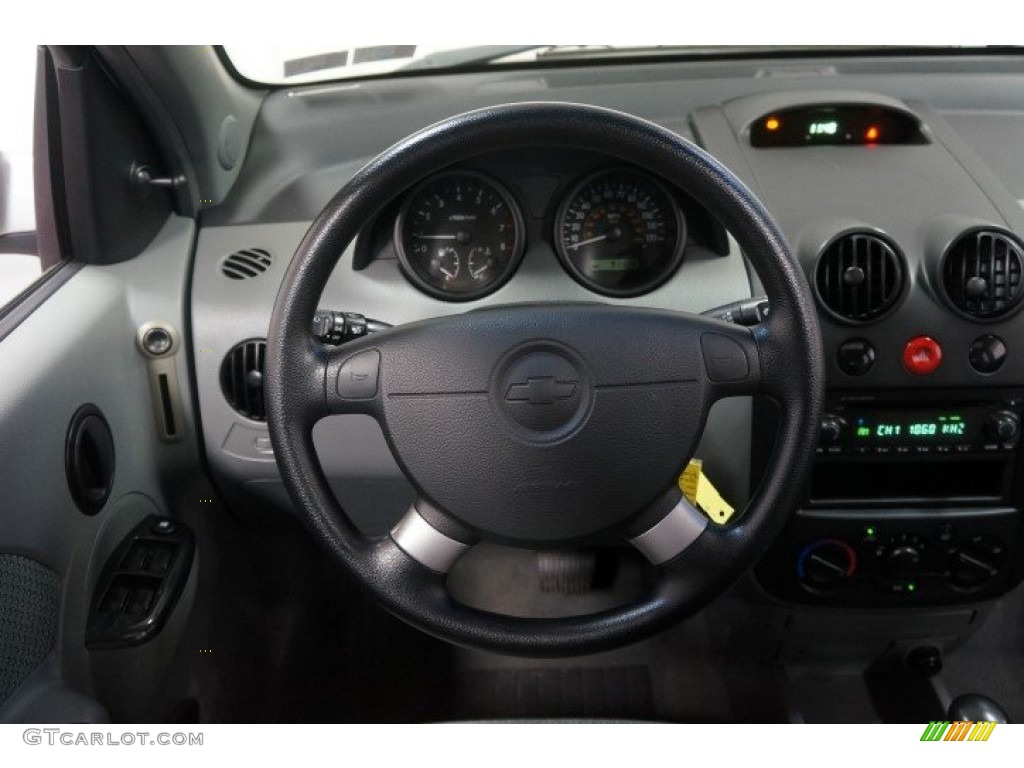 2005 Aveo LT Hatchback - Galaxy Silver Metallic / Gray photo #27