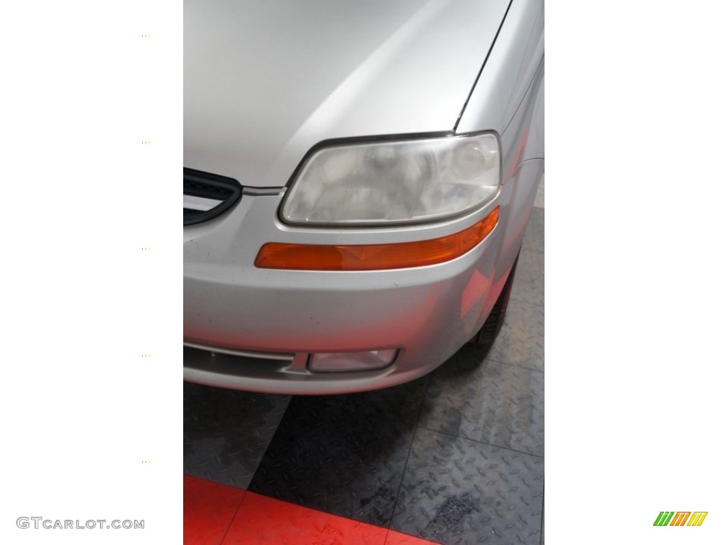 2005 Aveo LT Hatchback - Galaxy Silver Metallic / Gray photo #41