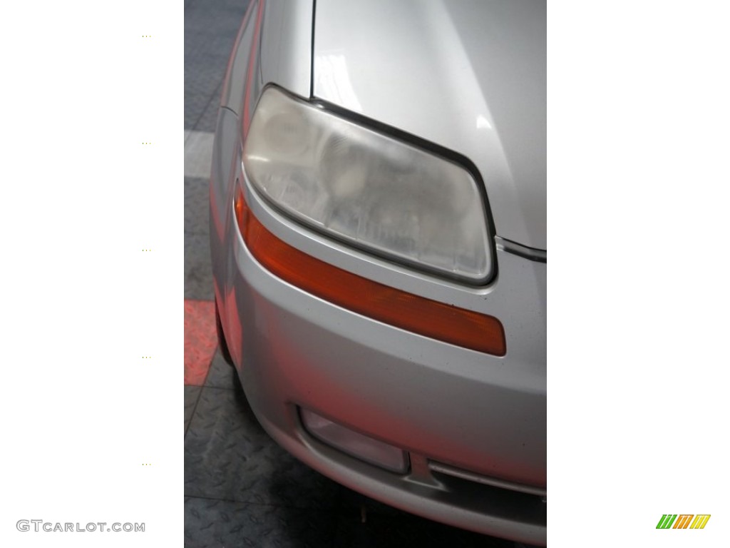 2005 Aveo LT Hatchback - Galaxy Silver Metallic / Gray photo #43