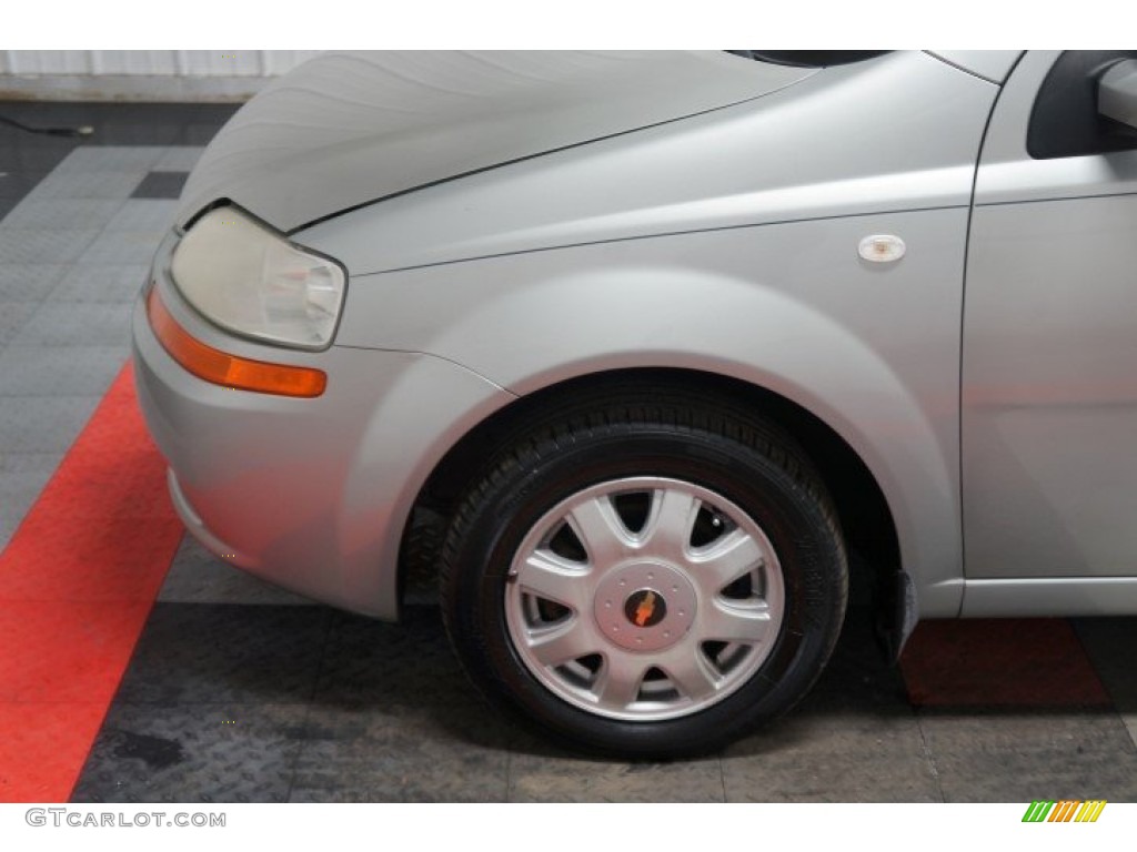 2005 Aveo LT Hatchback - Galaxy Silver Metallic / Gray photo #72