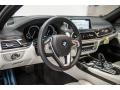 Ivory White 2016 BMW 7 Series 740i Sedan Interior Color
