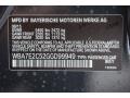 B41: Singapore Gray Metallic 2016 BMW 7 Series 740i Sedan Color Code