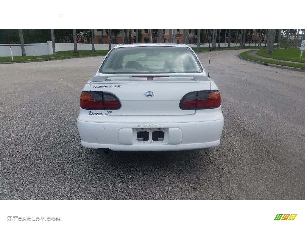 2001 Malibu LS Sedan - Bright White / Neutral photo #4