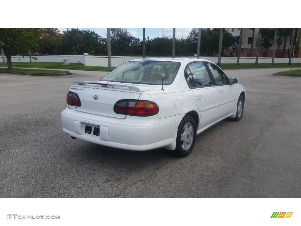 2001 Malibu LS Sedan - Bright White / Neutral photo #5