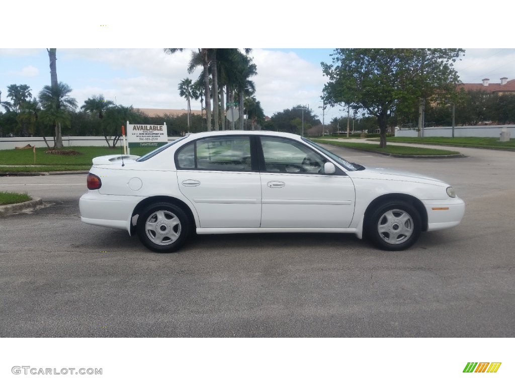 2001 Malibu LS Sedan - Bright White / Neutral photo #6