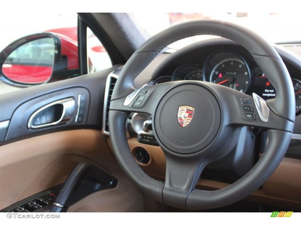 2014 Cayenne Turbo S - Carmine Red / Espresso/Cognac Natural Leather photo #39