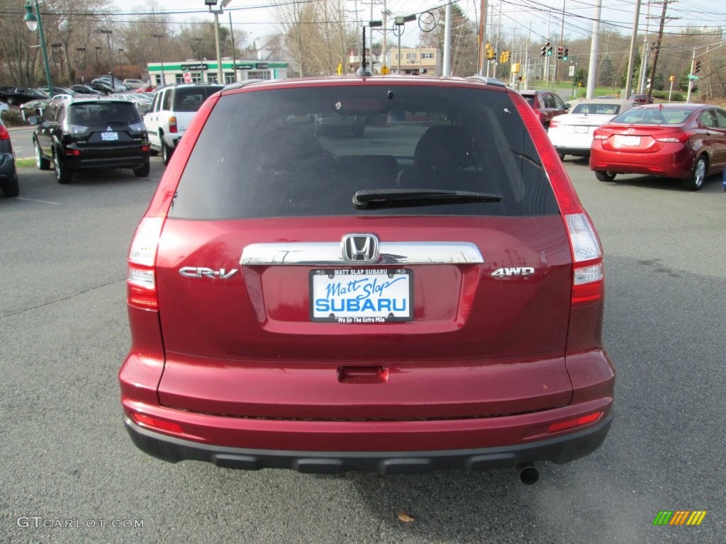 2010 CR-V EX-L AWD - Tango Red Pearl / Gray photo #7