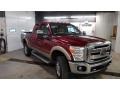 2014 Ruby Red Metallic Ford F250 Super Duty Lariat SuperCab 4x4  photo #5