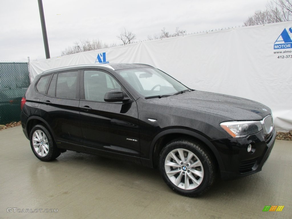 2016 X3 xDrive28i - Jet Black / Black photo #1