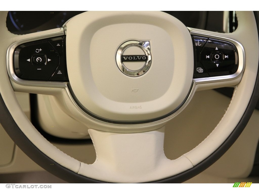 2016 Volvo XC90 T6 AWD Blond Steering Wheel Photo #109563972