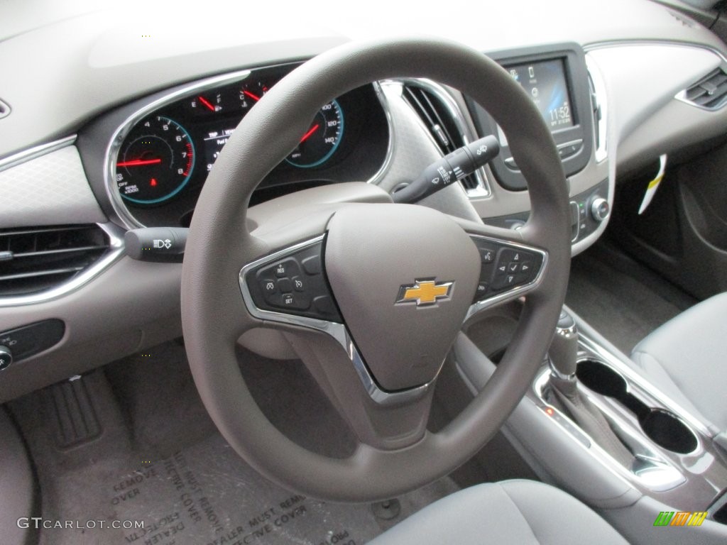 2016 Chevrolet Malibu LT Dark Atmosphere/Medium Ash Gray Steering Wheel Photo #109564794