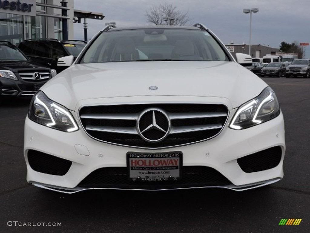2016 E 350 4Matic Wagon - Polar White / Silk Beige/Espresso Brown photo #2