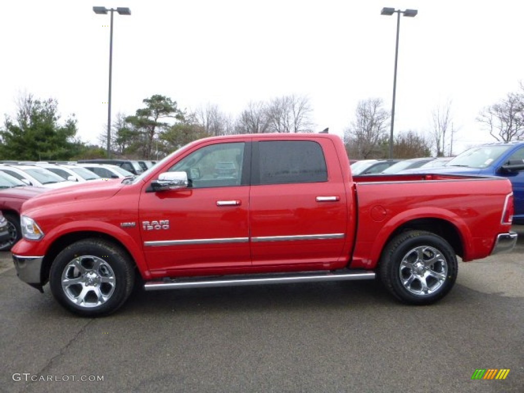 Flame Red 2016 Ram 1500 Laramie Crew Cab 4x4 Exterior Photo #109567979