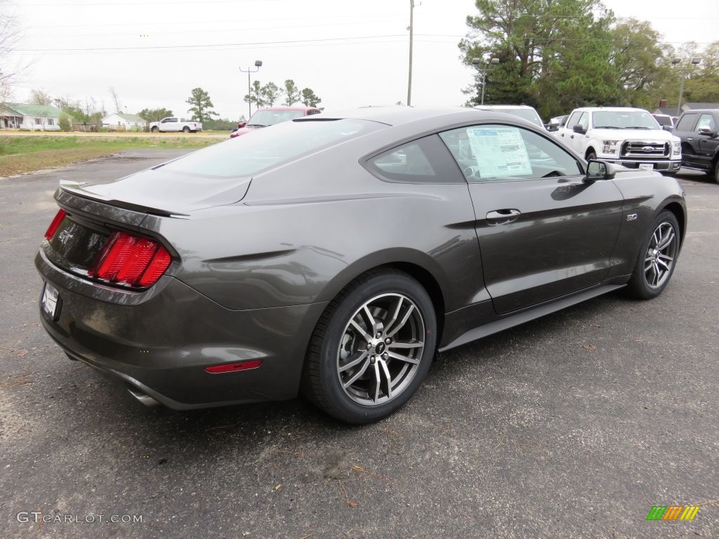 2016 Mustang GT Coupe - Magnetic Metallic / Ebony photo #3